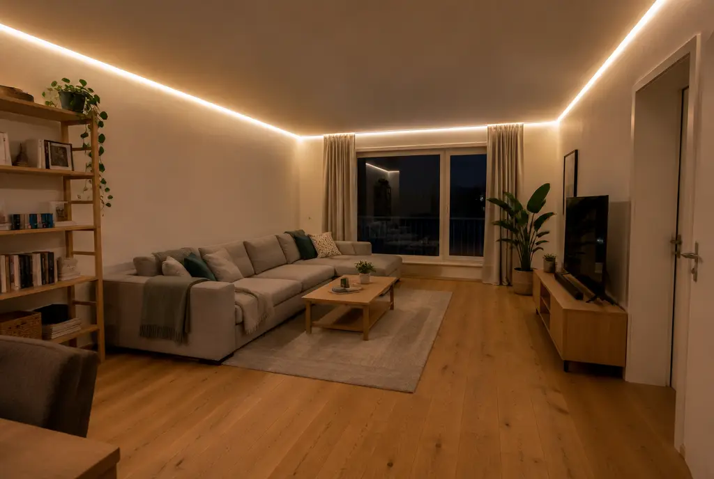 Spanndecken mit LED-Beleuchtung